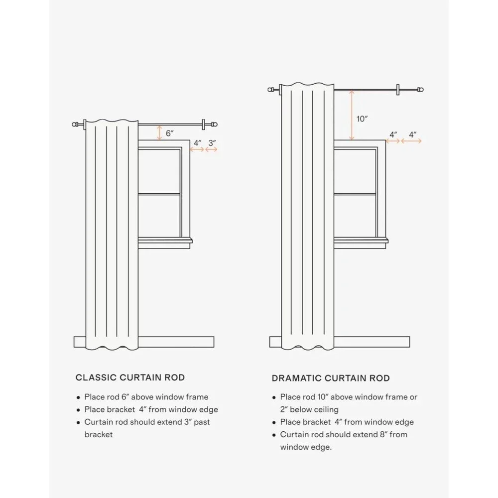 Quince Cotton Sheer Curtain Set Ivory 48x96 Set of 2 Panels NEW